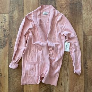 Dusty pink cardigan, NWT, never worn